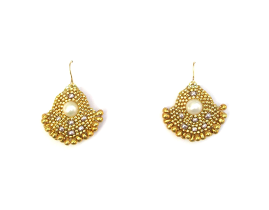 Orion Solo Earrings, pearl